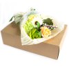 (image for) Boxed Hand Soap Flower Bouquet - Greens