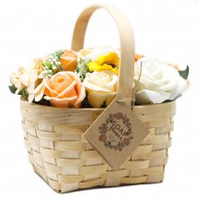 (image for) Large Orange Bouquet in Wicker Basket