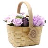 (image for) Large Lilac Bouquet in Wicker Basket