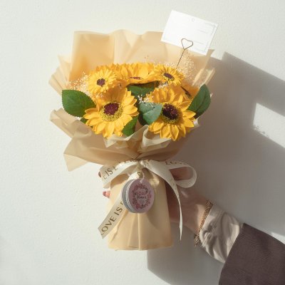 (image for) Large Sunflowers Bouquet - Love is Eternal - Gift Card