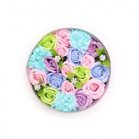 (image for) Round Box - Baby Blessings - Blues