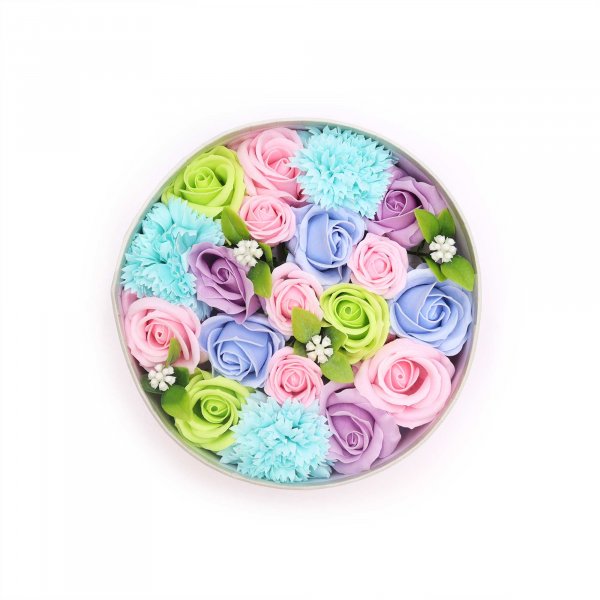 (image for) Round Box - Baby Blessings - Blues