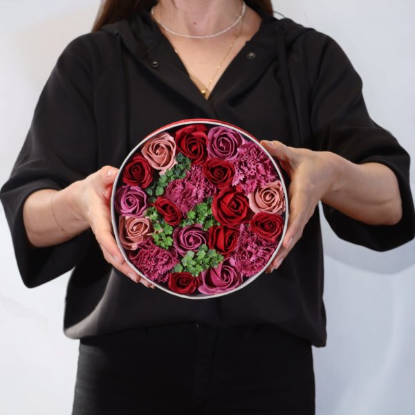 (image for) Round Box - Vintage Roses