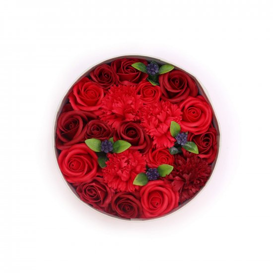 (image for) Round Box - Classic Red Roses