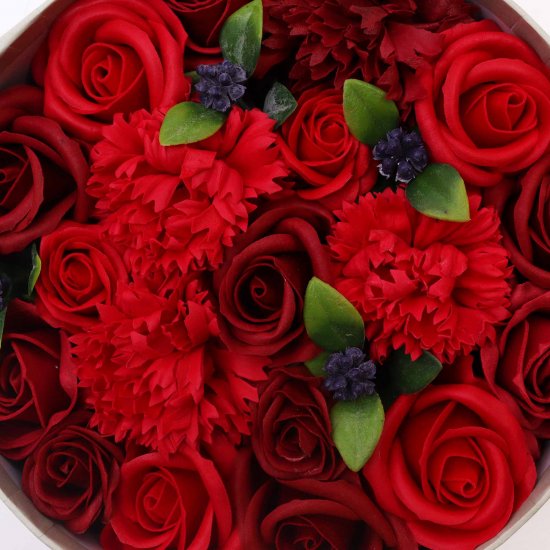 (image for) Round Box - Classic Red Roses