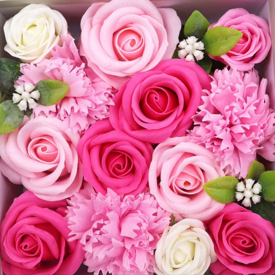 (image for) Square Box - Baby Blessings - Pinks