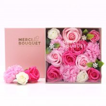 (image for) Square Box - Baby Blessings - Pinks