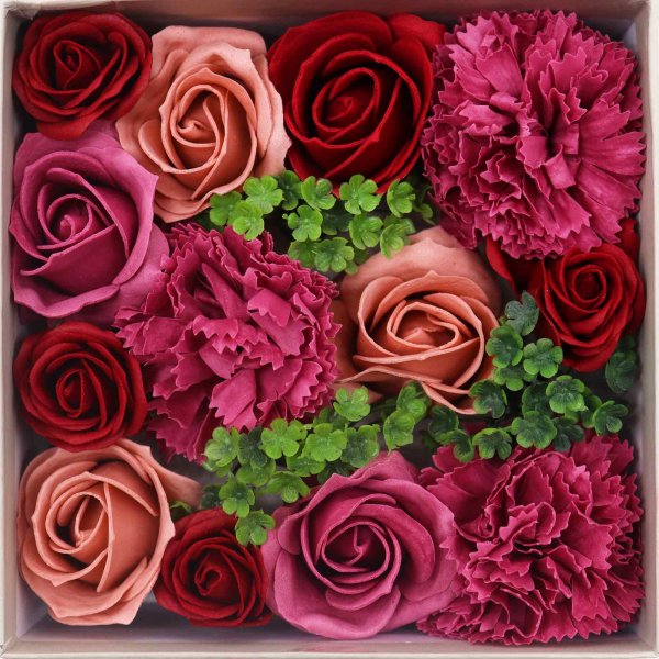 (image for) Square Box - Vintage Roses