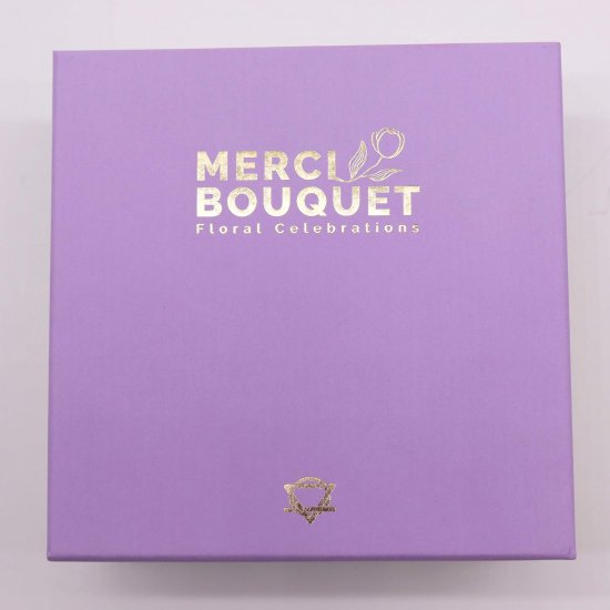 (image for) Square Box - Lavender Rose & Carnation