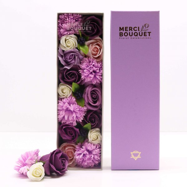 (image for) Long Box - Lavender Rose & Carnation