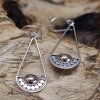 (image for) Silver & Gold Earring - Luna Balance
