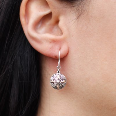 (image for) Silver & Gold Earring - Classic Round