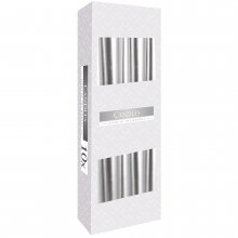 (image for) Taper Candle - Silver Metalic