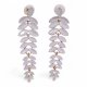 (image for) Pearl - Vintage Glass - Long Drop - Earrings