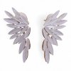(image for) Pearl - Vintage Glass - Angel Wings - Earrings