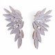 (image for) Pearl - Vintage Glass - Angel Wings - Earrings