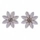 (image for) Pearl - Vintage Glass - Flowers - Earrings