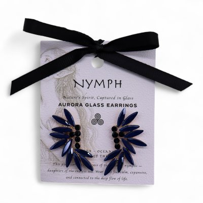 (image for) Royal Blue - Vintage Glass - Faries - Earrings