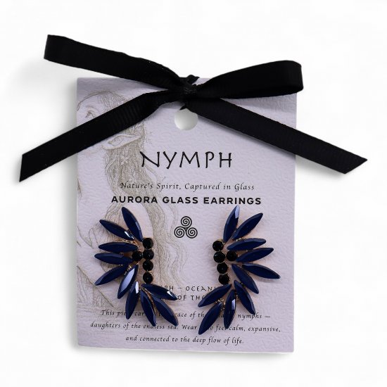 (image for) Royal Blue - Vintage Glass - Faries - Earrings