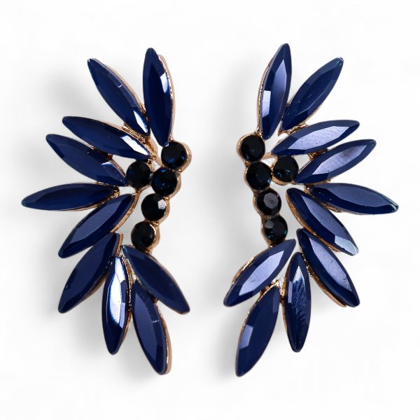 (image for) Royal Blue - Vintage Glass - Faries - Earrings