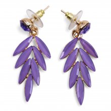 (image for) Lavender - Vintage Glass - Fairies - Earrings