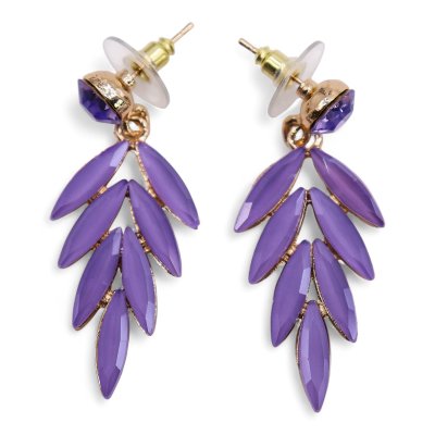 (image for) Lavender - Vintage Glass - Faries - Earrings