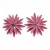 (image for) Soft Pink - Vintage Glass - Flowers - Earrings