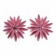 (image for) Soft Pink - Vintage Glass - Flowers - Earrings