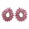 (image for) Soft Pink - Vintage Glass - Loop - Earrings