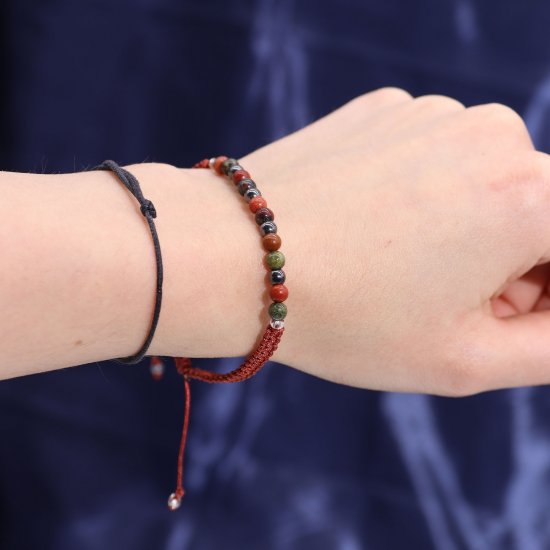 (image for) Zodiac Crystal Candle with Gemstone Bracelet - Aries
