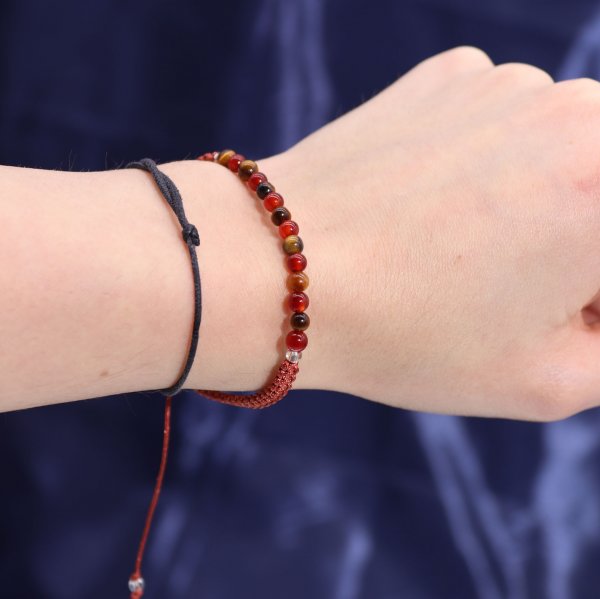 (image for) Zodiac Crystal Candle with Gemstone Bracelet - Leo