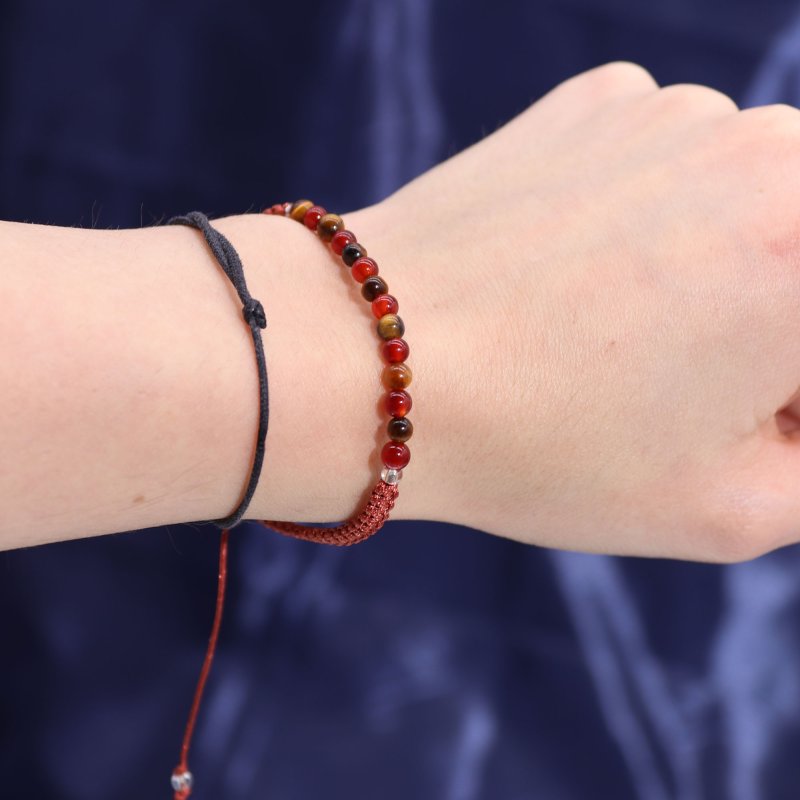 (image for) Zodiac Crystal Candle with Gemstone Bracelet - Leo