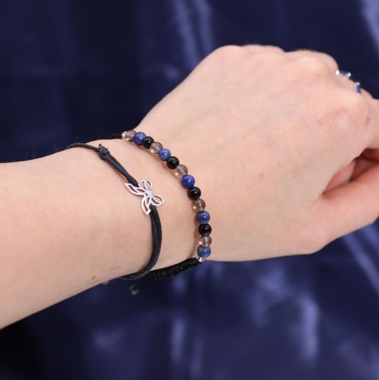 (image for) Zodiac Crystal Candle with Gemstone Bracelet - Scorpio