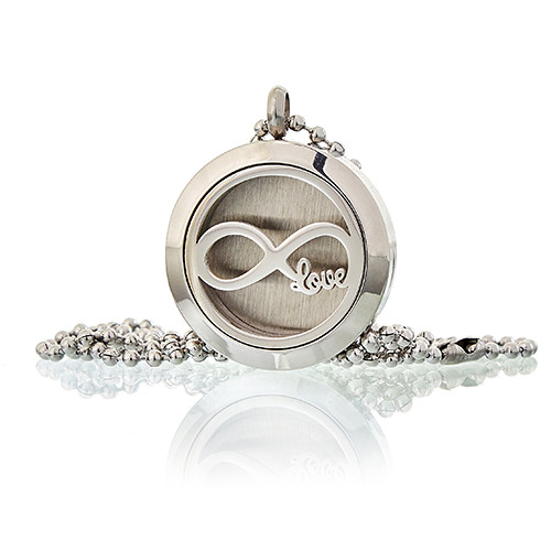 (image for) Aromatherapy Diffuser Necklace - Infinity Love 25mm