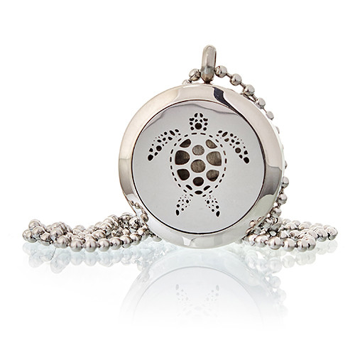 (image for) Aromatherapy Diffuser Necklace - Turtle 25mm