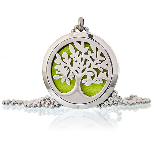(image for) Aromatherapy Diffuser Necklace - Tree of Life 30mm
