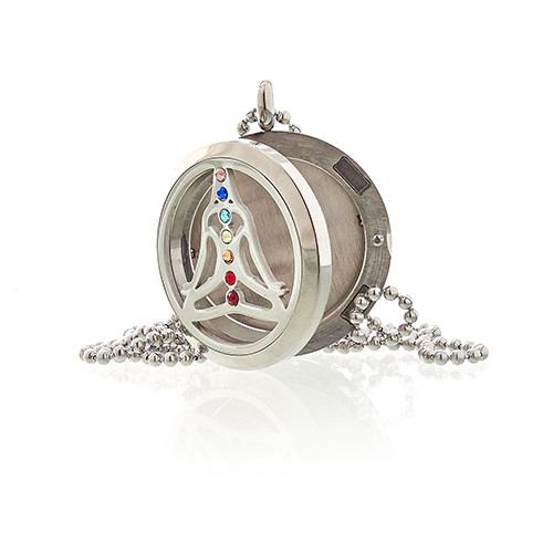 (image for) Aromatherapy Jewellery Necklace - Yoga Chakra - 30mm