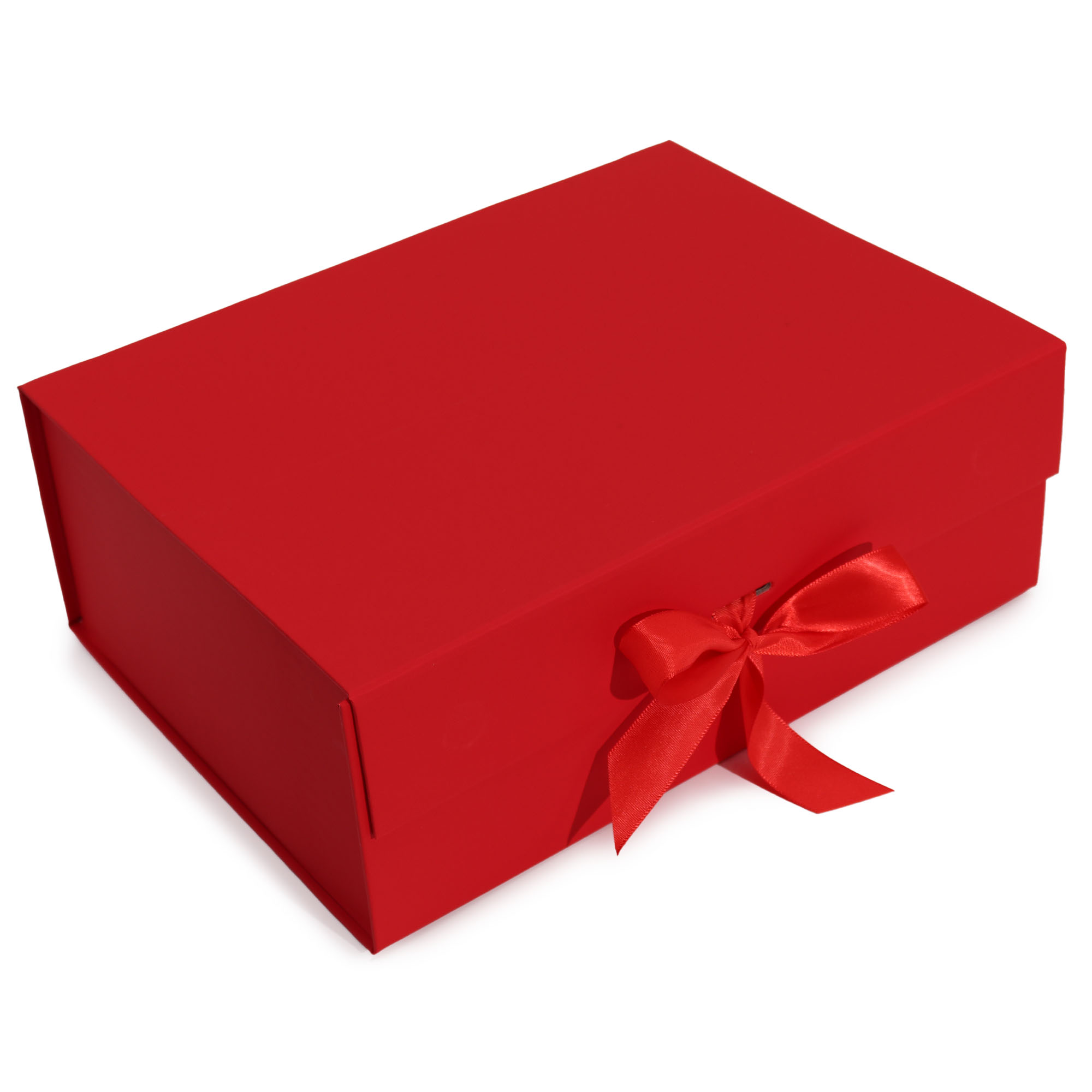 (image for) Flat Pack Gift Box - Extra Large (33x25x12cm) - Red