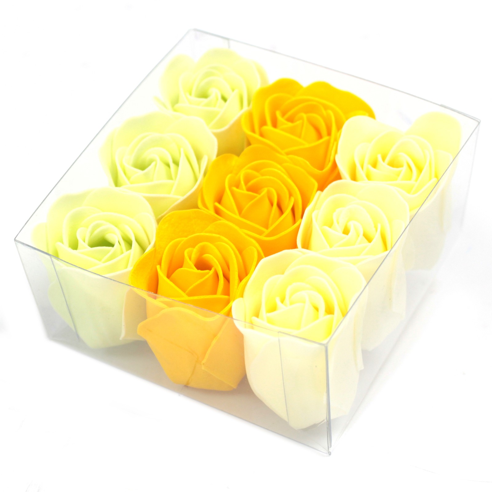 (image for) Set of 9 Soap Flowers- Spring Roses