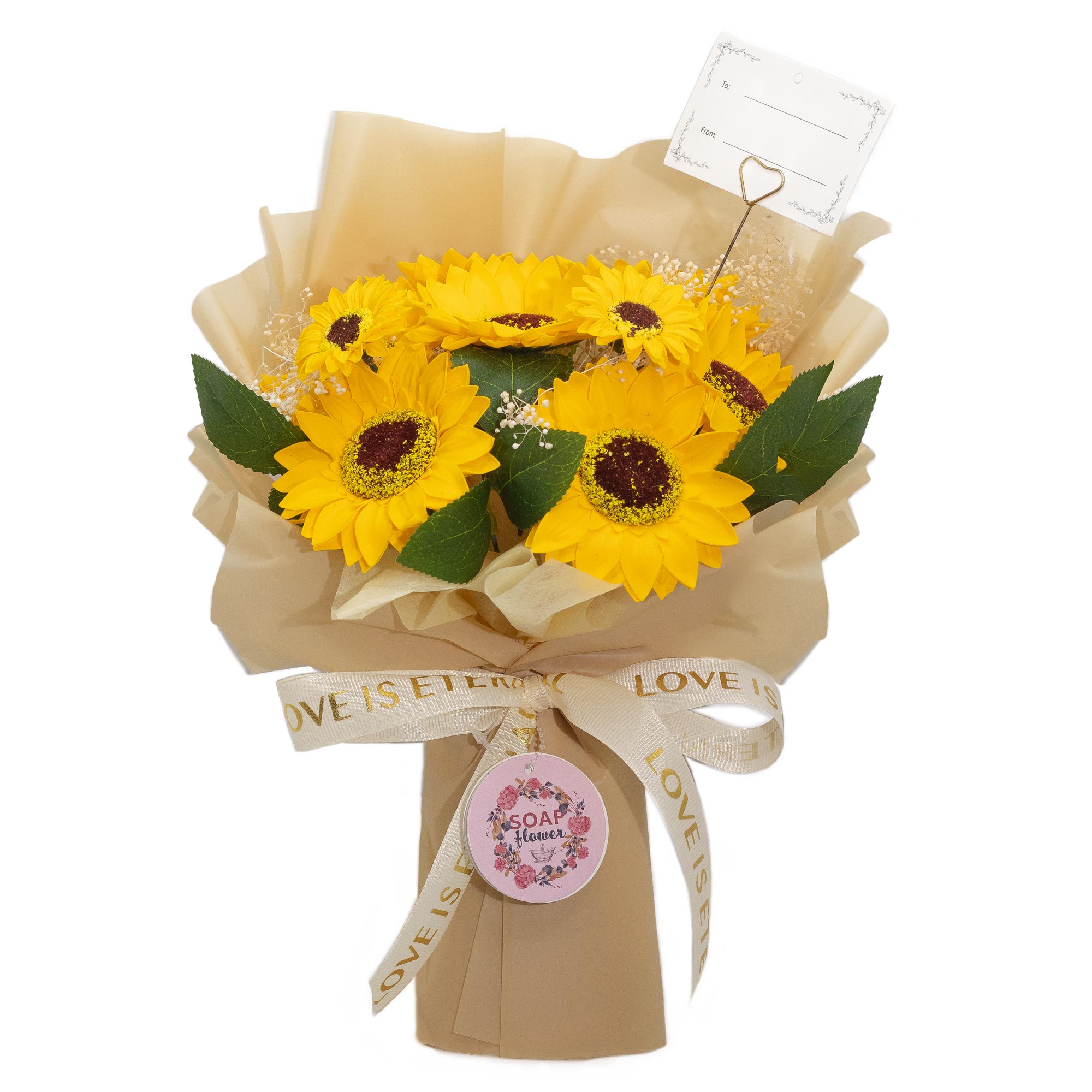 (image for) Large Sunflowers Bouquet - Love is Eternal - Gift Card