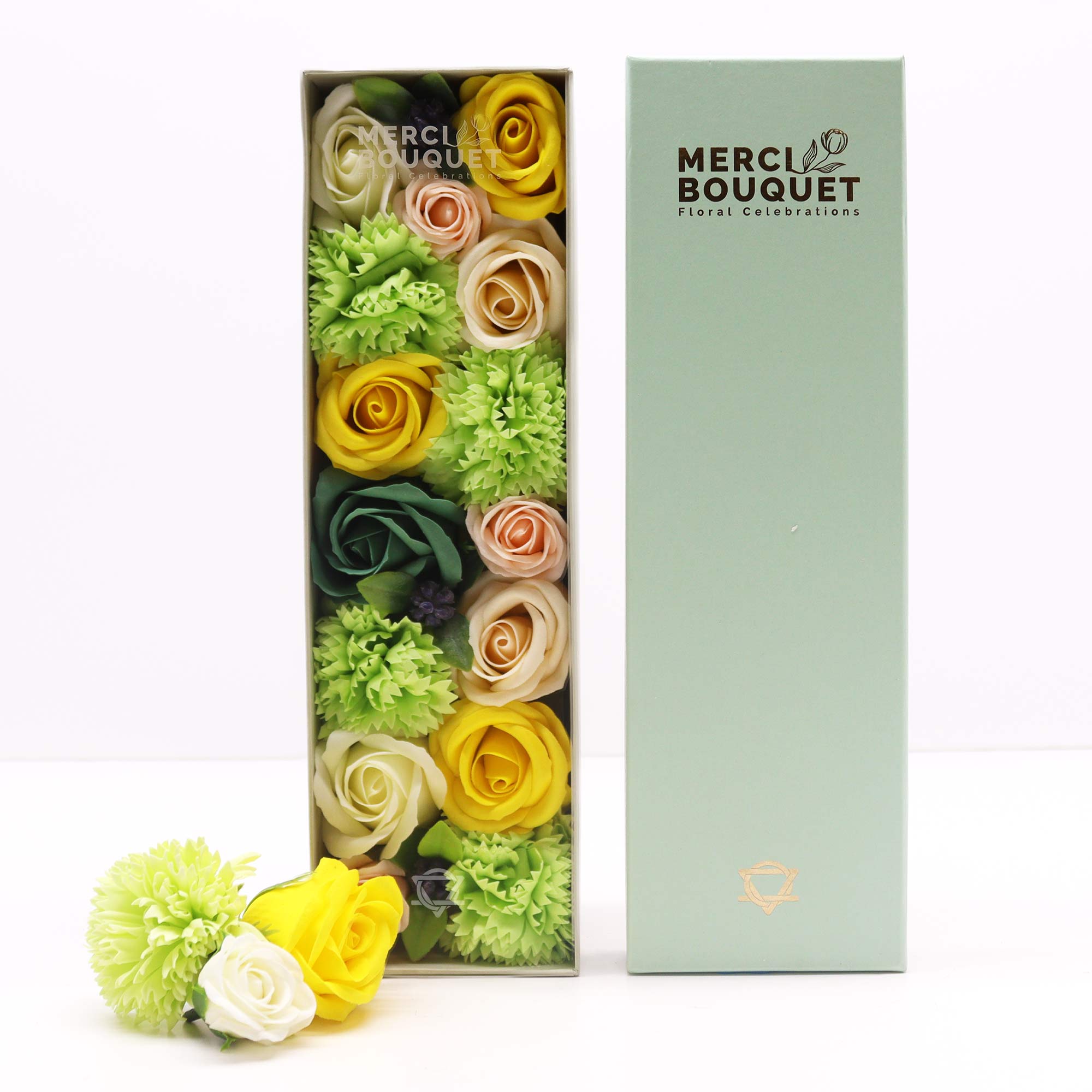 (image for) Long Box - Spring Celibrations - Yellow & Greens