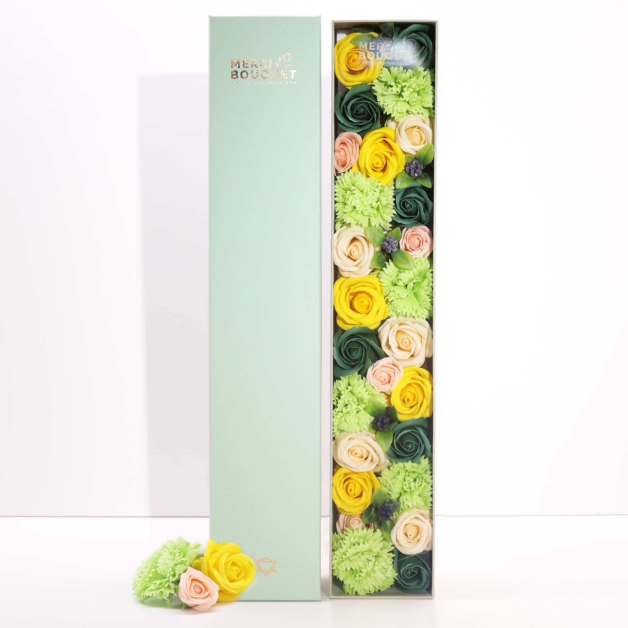 (image for) Extra Long Box - Spring Celibrations - Yellow & Greens